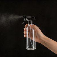 Flacon pulvérisateur de luxe en plastique PET pour désodorisant, 100ml, 120ml, 150ml, 250ml, 300ml, 500ml