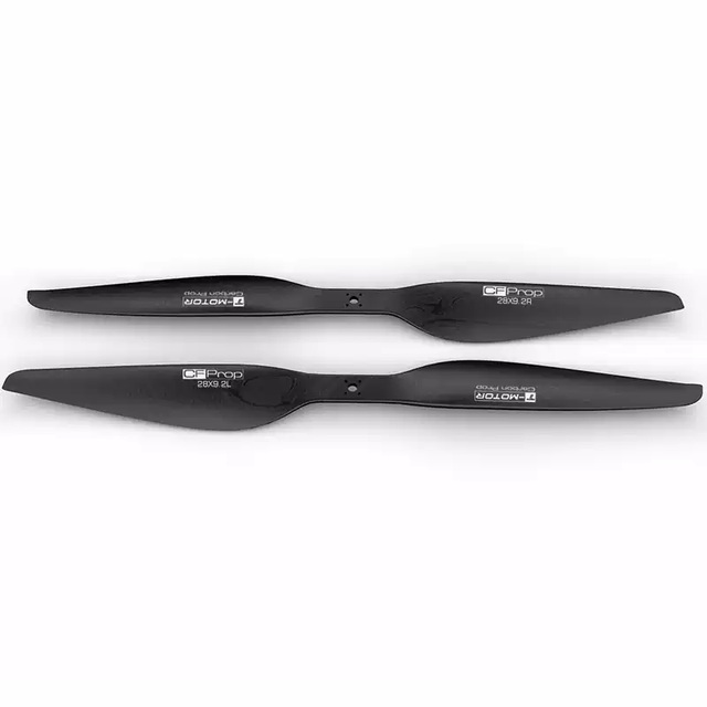 Original T-MOTOR G Series Glossy One-piece Integrated Carbon Fiber Propeller 18-40 Inch CW CCW 2-Blade CF Prop