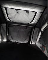 Tente SUV 4x4 quatre saisons à montage rapide, imperméable, avec poteaux en aluminium, double couche, une chambre, un salon, toile universelle