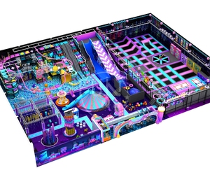 Attrezzature per Parco Giochi al Coperto per <span class=keywords><strong>Bambini</strong></span> su Misura, Centro di <span class=keywords><strong>Intrattenimento</strong></span> Commerciale, Grande Parco Trampolini per <span class=keywords><strong>Bambini</strong></span> - Product Image 5