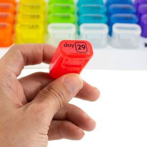 Hot Sale 31 Compartments Organizer Keyboard Shape Weekliy <b>Tablet</b> Sorter Box Stock Pill Box - Product Image 4