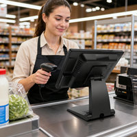 Caisse enregistreuse tactile D20W 15,6 pouces, Intel I5 5ème génération, 8 Go, 128 Go SSD, Win7 Win10, Ethernet 100M, pour chaîne de magasins