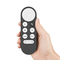 Fernbedienungshülle für 2020 Google Chromecast Smart TV, Silikon-Schutzhülle, rutschfest, weiche TV-Fernbedienungshülle