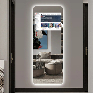 High Quality Modern Waterproof Smart Magic <strong>Mirror</strong> <strong>TV</strong> Touch <strong>Screen</strong> LED Lighting Customizable Size Voice Control Android Full-body - Product Image 1