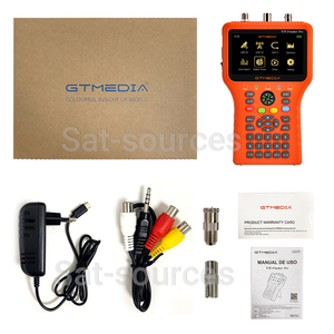 เครื่องวัดสัญญาณดาวเทียม V8 Finder Pro 2 GTMEDIA Combo Meter H265 DVB-S2X/S2/T2/C พร้อมเครื่องวิเคราะห์สเปกตรัม หน้าจอ 4.3 นิ้ว รองรับ CCCamd USB WIFI CCTV ในรูปแบบ AHD - Product Image 6