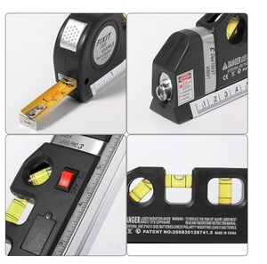 2,5 M Hochwertiges Stahl lineal in Industrie qualität Infrarot-Wasserstands ausgleich aus Aluminium legierung DIY-Mess bedarf - Product Image 5
