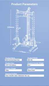 Équipement de fitness, entraîneur fonctionnel C85, multifonctionnel, rack à squats, machine <span class=keywords><strong>Smith</strong></span>, salle de sport - Product Image 4