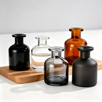 Bouteille en verre vide pour diffuseur de parfum 50ml 100ml 150ml 250ml pour maison et hôtel avec bouchon