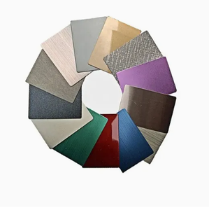 יריעת נירוסטה דקורטיבית 201 304 בצבע כסף-זהב עם הטבעת אדוות מים לתקרה - Product Image 4