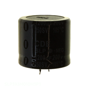 ตัวเก็บประจุแบบมีช่องใส่สารส้ม39000 uF 20% 10V Snap th 39000 uF SLP393M010H3P3ผู้จัดจำหน่ายที่ได้รับอนุญาต - Product Image 1