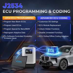 EU Warehouse XTOOL X100MAX2 J2534 ECM programmeringsgereedschap, voertuigdiagnose en sleutelprogrammeermachine voor volledige systeemdiagnose - Product Image 3