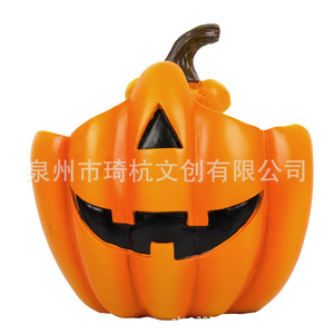 Halloween Resin Ornament Pumpkin Skull <b>Eyeglasses</b> Holder Desktop Decoration Indoor Decor - Product Image 4