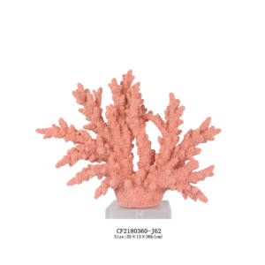 Kunstmatige Hars Massaal Roze <span class=keywords><strong>Aquarium</strong></span> Decoratie Koraal Sculptuur Met Acryl Base - Product Image 4