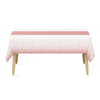Nappe de table géométrique jetable personnalisée pour fêtes d'anniversaire, restaurants et mariages transfrontaliers