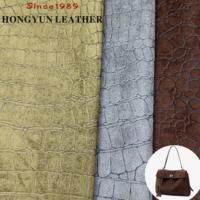 Tissu 100% polyester 300 g/m² respirant, motif crocodile, aspect daim mat, éco-responsable, végétalien, couleurs personnalisées, avec support tissé