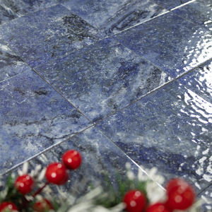 Piastrelle per Piscina in Porcellana Antiscivolo Effetto Pietra di Bali, Mosaico Liscio Opaco Blu Giove 150x150 per Esterni - Product Image 4