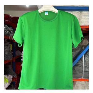 LC3317 Casual Unisex <b>T</b>-Shirt for Gym Use Custom Screen Printed Logo Quick Dry Polyester Breathable O-Neck New Model Formal Style - Product Image 5