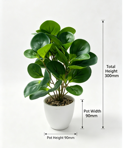 Árbol Artificial de Hojas Verdes Redondas de Alta Calidad, Chamaecyparis <span class=keywords><strong>Araucaria</strong></span> en Maceta para Decoración de Bodas, Fiestas y Navidad - Product Image 2