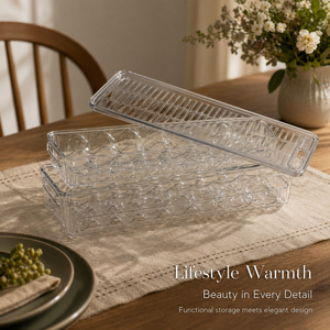 Contenedor de Huevos Transparente de Doble Capa con 14 Compartimentos y Tapa, Precio de Fábrica, para Soluciones de Almacenamiento Modernas en Refrigeradores - Product Image 3