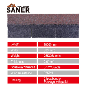 Bardeaux d'asphalte noirs à dégradé de couleurs, matériaux de <span class=keywords><strong>toiture</strong></span> pour couvreurs, bardeaux architecturaux en asphalte pour <span class=keywords><strong>toiture</strong></span> - Product Image 3