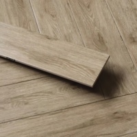 Carreaux de sol en porcelaine de style français classique et contemporain, texture bois, finition mate, résistants aux acides, épaisseur 5 mm, 100*20