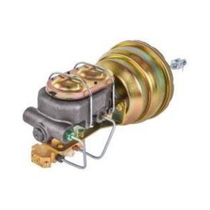 Zinc Chrome Noir 8 "Double Booster Conversion pour 1964-1972 GM A-body Camaro Disque Tambour Fonte Double Bail Aluminium Flat Top - Product Image 5