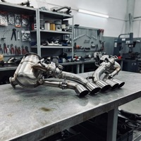 Tuyaux d'échappement haute performance en acier inoxydable 304 pour Acura NSX 3.5T 2016-2022, installation parfaite, performance de course, downpipe
