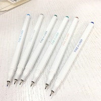Marqueur de dessin scolaire en gros 0.6mm jeu de stylos de couleur Fineliner lumineux