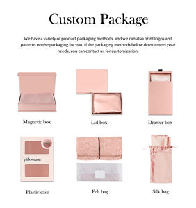 Прямая Продажа с фабрики, шелковая наволочка из тутового шелка, элегантная коробка, упаковка, шелковая наволочка, маска для глаз, резинки для волос, наборы подарочных коробок - Product Image 4