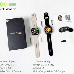 สมาร์ทวอทช์ 2026 Hot M99 รองรับ 5G ซิมการ์ด WIFI หน่วยความจำ 8+128G รองรับการโทร Youtube Whatsapp  พร้อม Google Play Store ระบบ Android - Product Image 5