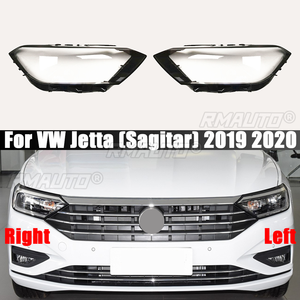 Pour Volkswagen VW Jetta (Sagitar) 2019 2020 Cache-phare transparent, abat-jour, coque de phare, lentille de phare, couvercle de phare en verre - Product Image 1