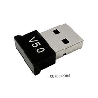Adaptateur USB 2.0 externe sans fil pour point d'accès souple 5.0 pour ordinateur portable/haut-parleur - Windows/Mac/Linux (antenne bi-gain 2D)