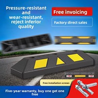 Pare-chocs de vitesse industriel portable pour parking, en caoutchouc et plastique haute visibilité, avec hauteur optionnelle