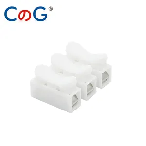 Press type Universal connecter CH-3 LED 3-ways wire spring terminal block clip copper quick connect push in terminals