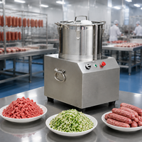 BlinkSong 9L Commerciële Elektrische Groentehakker 550W RVS Vleesmolen Shredder Vulmachine voor Restaurant