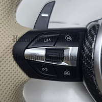 Volant de direction en cuir et fibre de carbone au design unique pour BMW F10 F30 F90 F01 F02 F12 F13 F90 Série 3 4 5