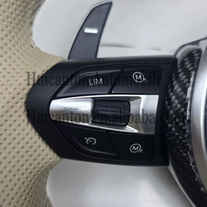 พวงมาลัยคาร์บอนไฟเบอร์หุ้มหนัง ดีไซน์เฉพาะ สำหรับรถยนต์ BMW F10 F30 F90 F01 F02 F12 F13 F90 ซีรีส์ 3 4 5 - Product Image 4