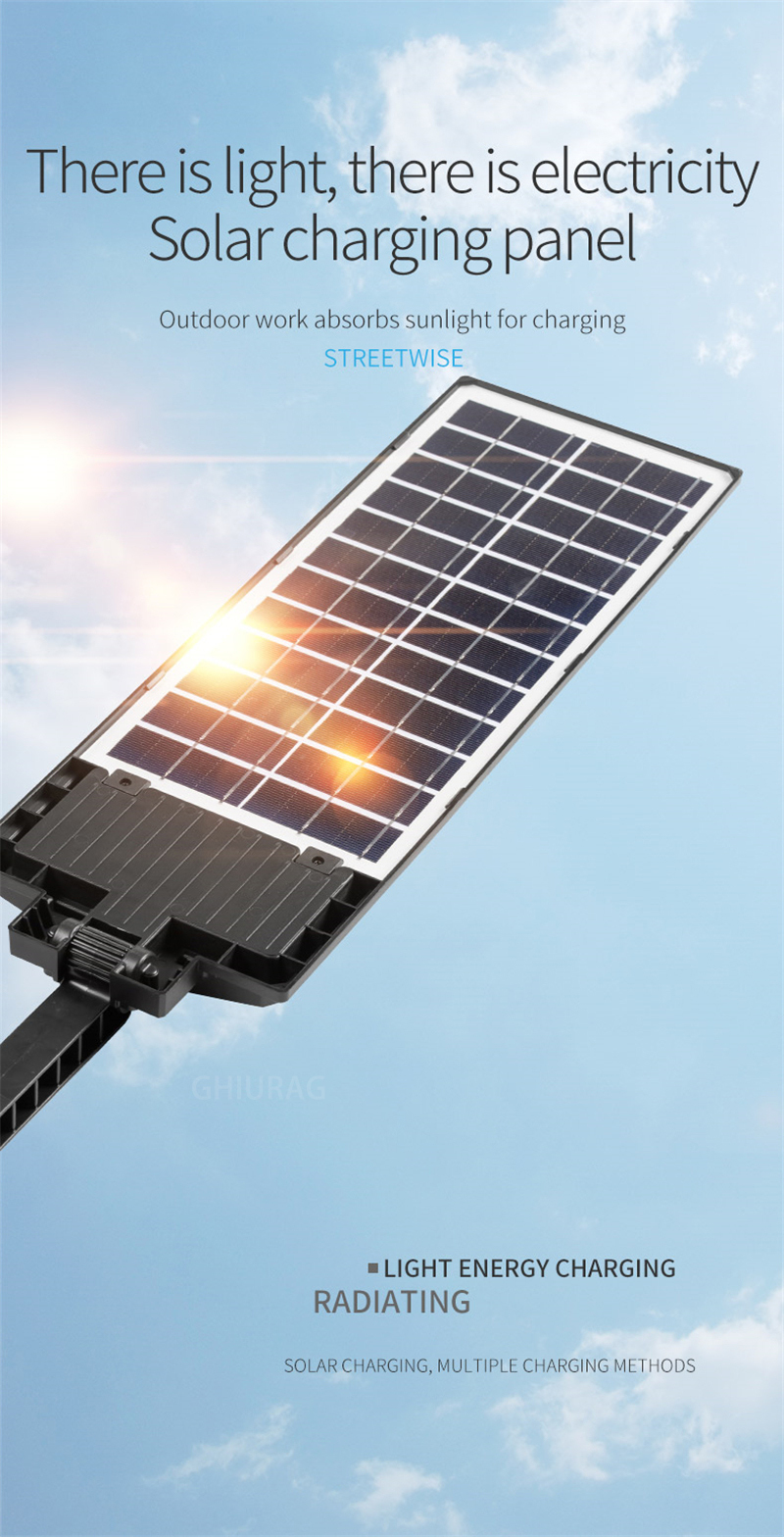 Good Quality Lamp With Panel All In One S 500 Watts 1000w Solar Street Light Different Option · image 2