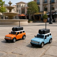 Voiture RC avec caméra 1:64, mini voiture RC avec caméra HD WiFi, télécommande 2,4 GHz, caméra, gyroscope, 3 vitesses, voiture jouet pour garçons et enfants