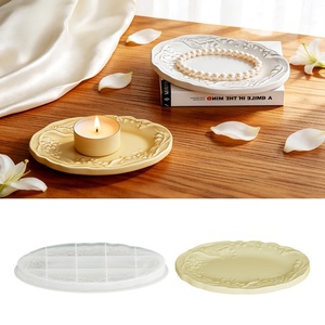 Stampo in <span class=keywords><strong>Silicone</strong></span> a Forma di Vaso Ovale Europeo per Resina, Gesso, Pietre Aromaterapiche e Decorazioni Artigianali Profumate - Collezione Early Riser - Product Image 1