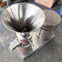 Viande Soja Moins Cher Tahini Broyeur Machine Flux Mayonaise Soja Poisson Chili Automatique Alimentaire Colloïde Moulin Pour Mayonnaise