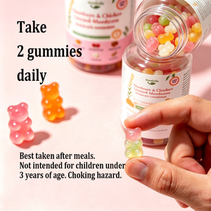 Gummies 6 Herbes à la Mûre et à la Membrane de Gésier de Poulet, Marque Blanche OEM, Sans Sucre, Enrichies en Vitamine C, pour la Santé Digestive et Antioxydante - Product Image 2