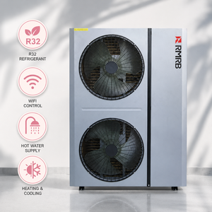 Pompe à chaleur air-eau 16,8 kW R32 3-en-1 Chauffage Refroidissement Eau chaude A+++ EVI Maison & Commerce OEM - Product Image 1