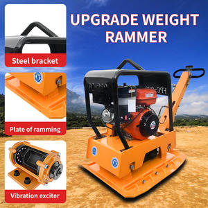 İnşaat Alanı için Yüksek Verimli En Kaliteli Benzinli Motorlu El Tipi Mini Titreşimli Plaka Toprak Kompaktörü - Product Image 5