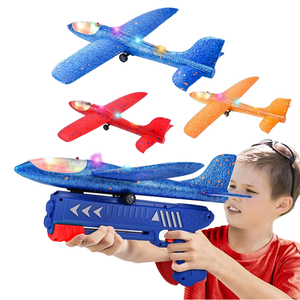 Chengji Electronic Airplane Launcher LED Foam Glider 2 Flight Mode Outdoor Sports Toy Pistol <strong>Gun</strong> 14+ Gifts - Product Image 1