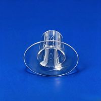 Tube en silice fondue de pureté 99,99 %, qualité optique semi-conductrice, résistant à 1200 °C, verrerie de laboratoire pour applications chimiques