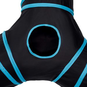 ADZIA Tunnel Interattivo Pieghevole a 3 Vie per Gatti, Giocattolo a Tubo per Interni a Strisce, Anti-Noia, con Foro per Sbirciare e Palla per Gattini - Product Image 5