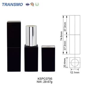 Emballage de tube de rouge à lèvres noir, tube carré pour baume à lèvres, conteneur de tube de rouge à lèvres, tube vide pour rouge à lèvres, fournisseur de baume à lèvres - Product Image 2