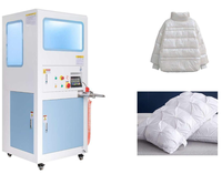 Machine de remplissage de couette en fibre de polyester gain de place avec 2 échelles nouveaux composants de base d'état