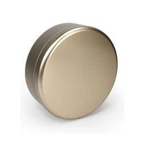 Ready Stock Round Food‑Safe Tinplate <b>Box</b> Matte Metallic Surface <b>Metal</b> Packaging Container For Food Candle Wax - Product Image 4